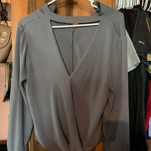 Long sleeve formal blouse
